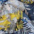 Powder blue Premium viscose fabric with multicolor print in floral design-D12355 Regal Fabrics