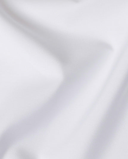 White Plain Premium Pure 100% Swiss cotton shirting fabric-D14672 Regal Fabrics