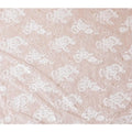 White lace fabric with same tone embroidery in fancy design-D9242 Regal Fabrics