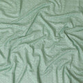 Sage green synthetic blended tussar silk fabric with same tone embroidery having sequins in fancy design-D13673