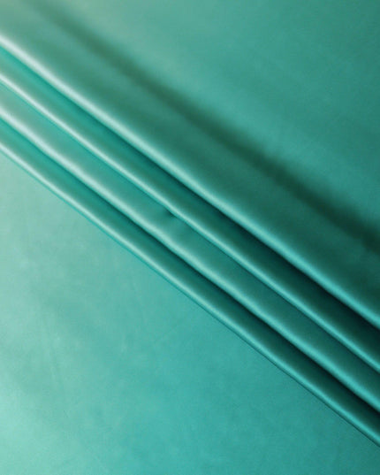 مسحوق أزرق إلى أزرق فيروزي قماش ساتان حريري خالص ممتاز بتصميم متدرج - D15477