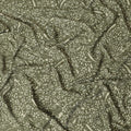 Olive green viscose twill printed fabric with light green prints in floral design-D11173 - Regal Fabrics