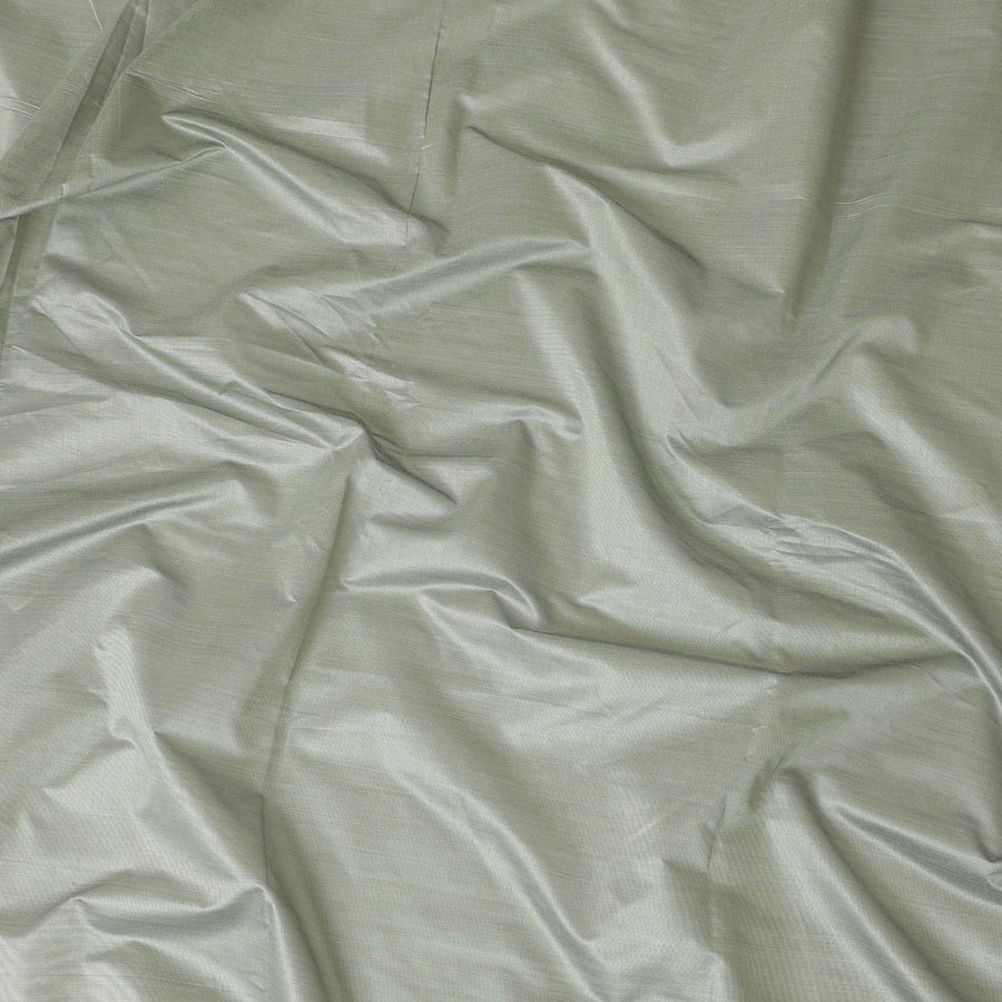 Sage green Plain synthetic brocade fabric-D14143