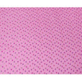 Hot pink premium pure French (Fransawi) silk chiffon fabric with same tone, purple viscose having gold and silver metallic lurex in abstract design-D14230