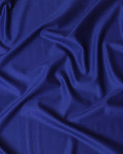 Royal blue plain Premium pure English super 150's all wool suiting fabric-14817 Regal Fabrics