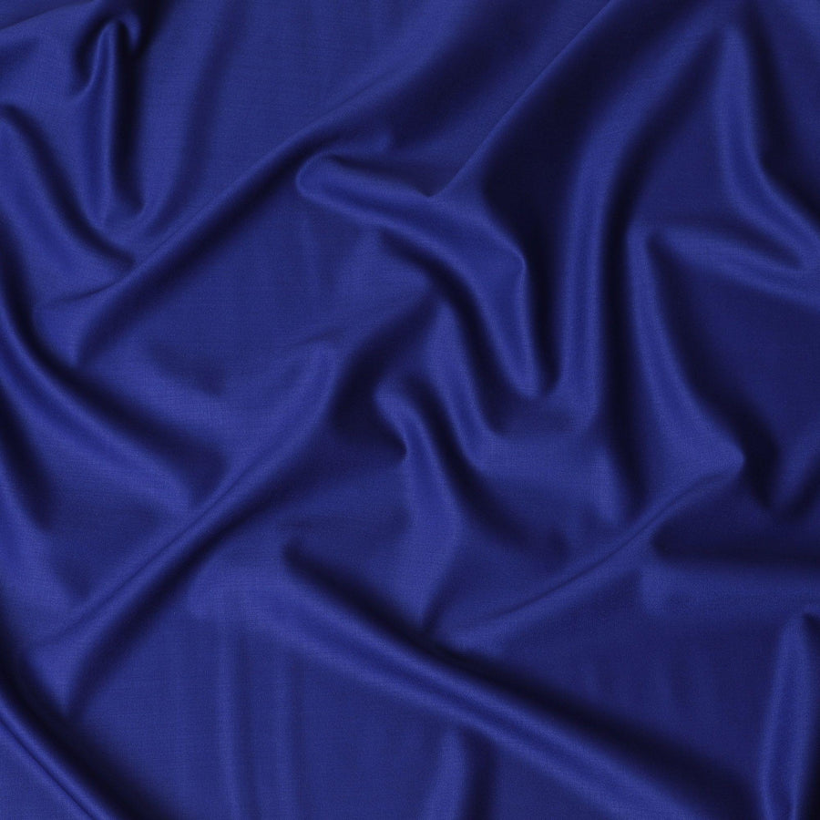 Royal blue plain Premium pure English super 150's all wool suiting fabric-14817 Regal Fabrics