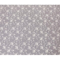 Steel grey cotton voile fabric with beige print in floral design-D15156 Regal Fabrics
