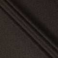 Black cotton fabric with brown and red print in fancy design-D14841
