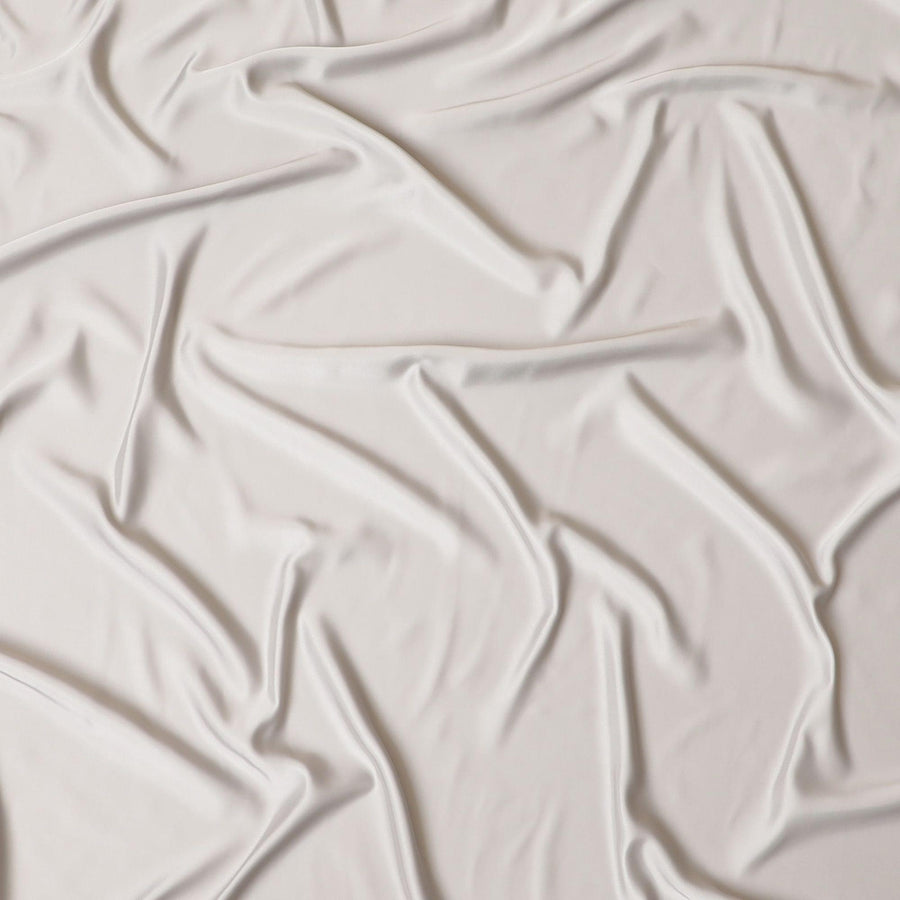 قماش كوبرو سادة بيج فاتح قابل للتحلل بنسبة 100% مع لمسة نهائية من الساتان-D7867