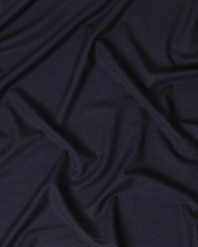 Navy blue plain Premium Italian super 150's all wool suiting fabric-D11429 Regal Fabrics
