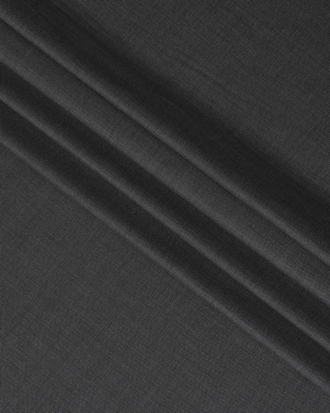 Fossil grey Premium super 130's Australian superfine merino wool suiting fabric with black self design-D11440 Regal Fabrics