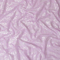 Lavender Premim pure silk chiffon fabric with silver jacquard in floral design-D15325