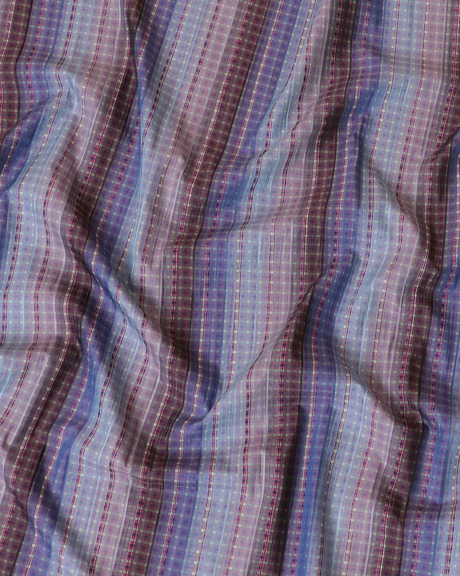 قماش القمصان متعدد الألوان 100% قطن بتصميم فاخر-D7413