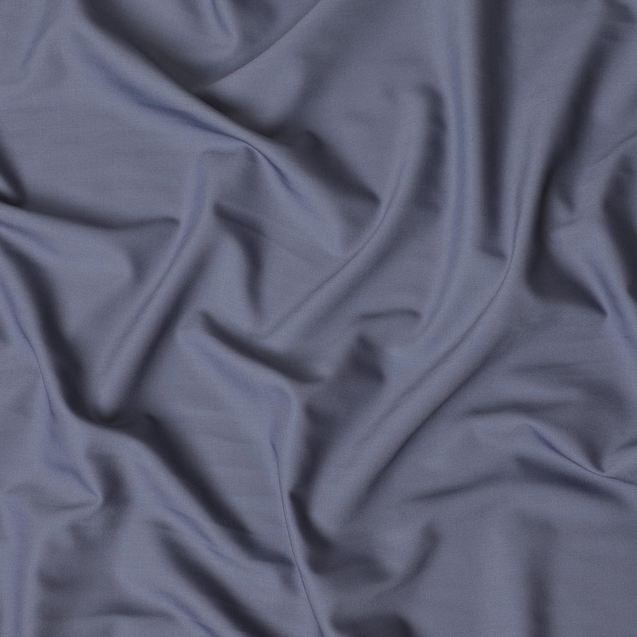 Flint grey Premium plain English super 140's blended wool and cashmere suiting fabric-D10924 Regal Fabrics
