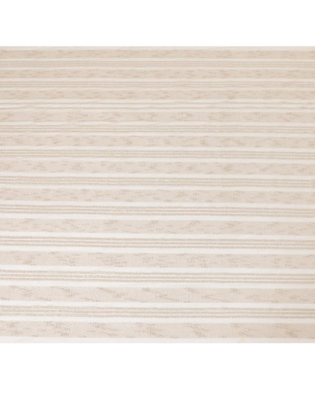 Gold nylon tulle fabric with same tone embroidery and sequins in stripe design-D6681 Regal Fabrics
