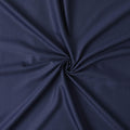 Navy blue Super 120's blended suiting fabric with same tone checks design