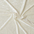 مخمل صناعي قابل للتمدد باللون الأبيض اللؤلؤي - D9955
