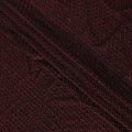 Dark maroon premium pure silk blended velvet same tone embroidery having sequins in fancy design-D13669 Regal Fabrics