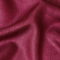 Magenta pink plain blended tussar silk fabric-D12245