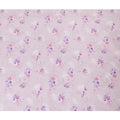 Light pink cotton lawn fabric with off white, lavender and pink print in floral design-D15290