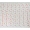 Laurel green Premium pure cotton voile fabric with peach, brick pink and beige embroidery in floral design-D15252