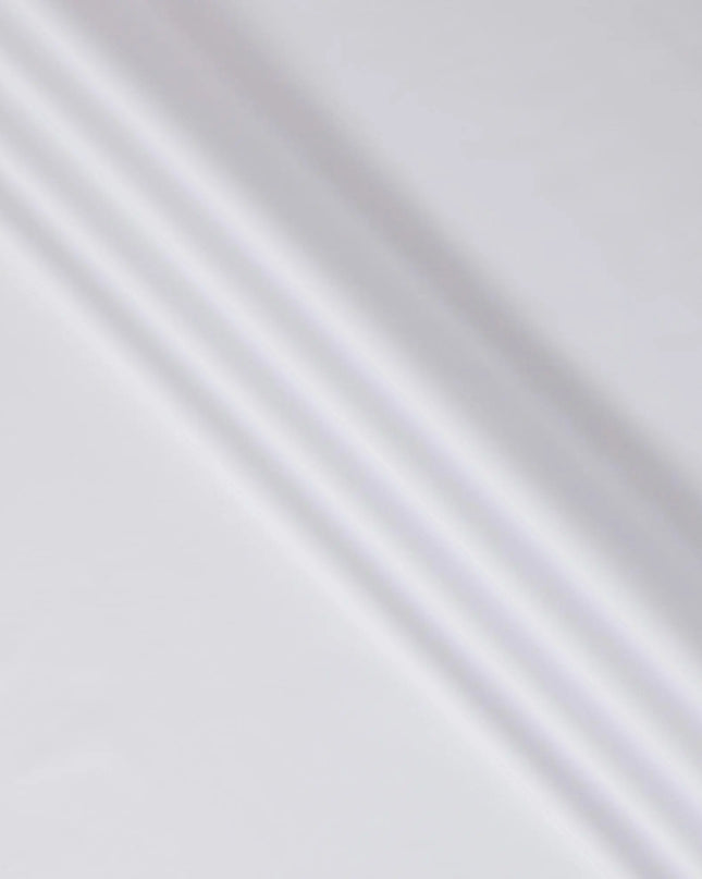 White Plain Premium Pure 100% Swiss cotton shirting fabric-D14672 Regal Fabrics