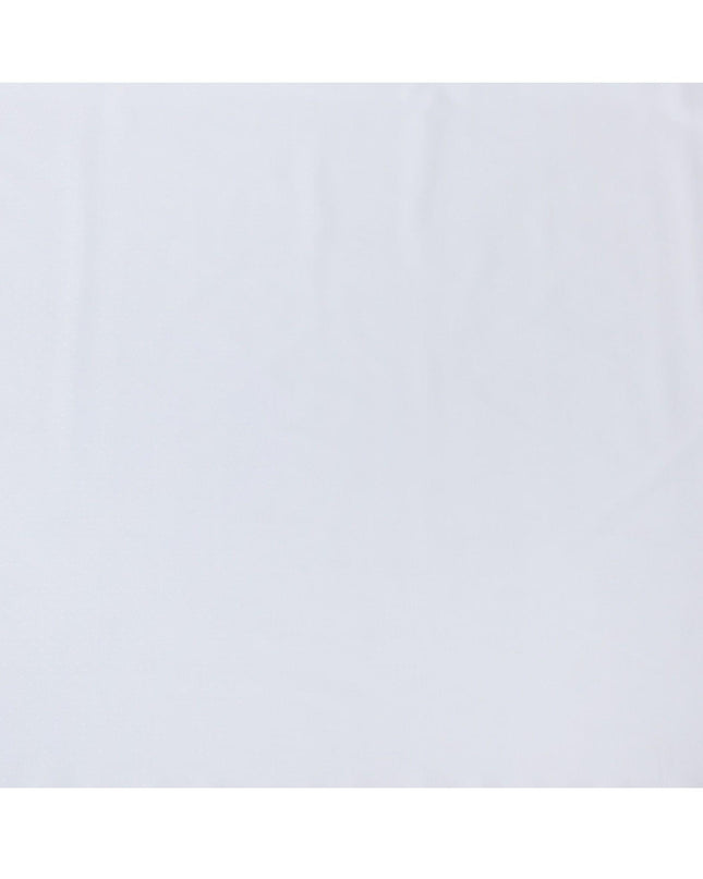 Light powder blue blended cotton shirting fabric with same tone self design-D10831