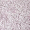 Off white synthetic georgette fabric with light mauve print in abstract design-D13752 Regal Fabrics
