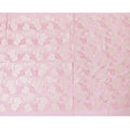 Baby pink premium pure cotton voile fabric with same tone and beige embroidery in floral design-D13643