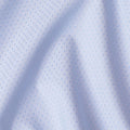 قماش القمصان القطني السويسري الخالص بنسبة 100% باللون الأزرق الفاتح مع جاكار بنفس اللون بتصميم ذاتي-D14676