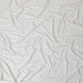 Cream guipure lace fabric with same tone embroidery in fancy design-D11771