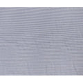 White premium pure linen fabric with blue weave in stripe design having multicolor jacquard-D11100