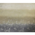 Tea green to black synthetic chiffon fabric having gold metallic foil in ombre design-D10656 Regal Fabrics