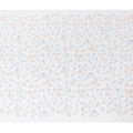 White Premium pure cotton voile fabric with brown and baby blue embroidery in floral design-D15233