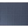 Denim blue Premium pure Italian Super 130's all wool suiting fabric with blue and grey checks design-D14803 Regal Fabrics