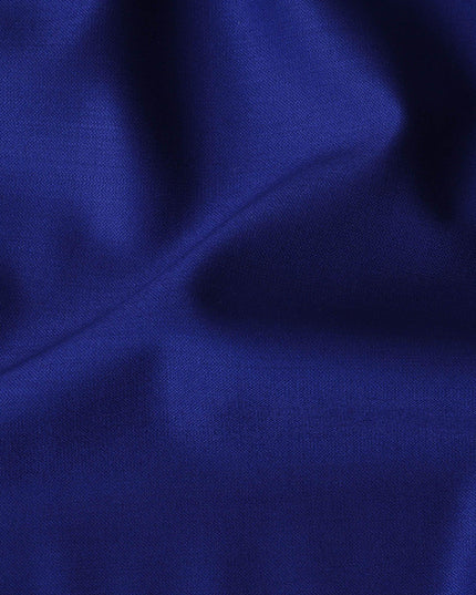Royal blue plain Premium pure English super 150's all wool suiting fabric-14817 Regal Fabrics