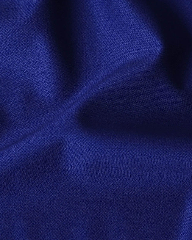 Royal blue plain Premium pure English super 150's all wool suiting fabric-14817 Regal Fabrics
