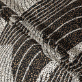 White Premium Italian viscose fabric with pale brown and white print in abstract design-D12359 Regal Fabrics