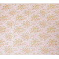 Rose pink silk organza fabric with multicolor embroidery in floral design-D13152