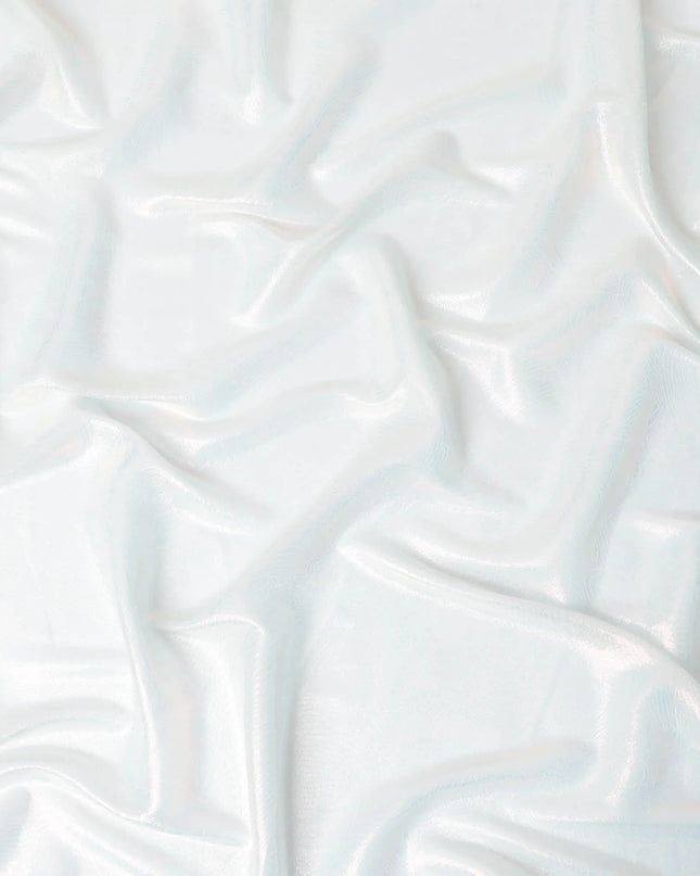 Pearl river grey synthetic chiffon fabric with same tone metallic lurex in floral design-D10113 Regal Fabrics