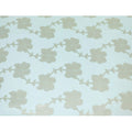 Electric blue synthetic chiffon fabric with multicolor metallic lurex in Abstract design-D7954 Regal Fabrics