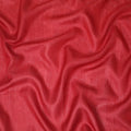 Red plain blended tussar silk fabric-D12244