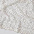 Cream guipure lace fabric with same tone embroidery in fancy design-D11771