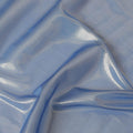 شيفون من الحرير الخالص باللون الأزرق الفولاذي مع لوريكس معدني ذهبي بتصميم مخطط -D9216