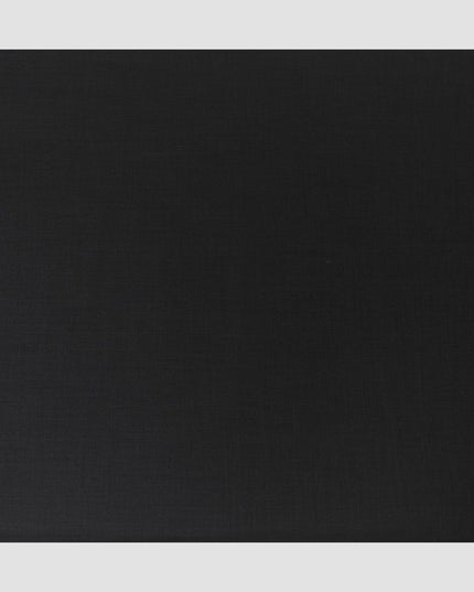 Dark charcoal grey Plain Premium pure Italian all wool suiting fabric-D14805 Regal Fabrics