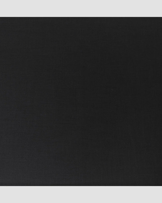 Dark charcoal grey Plain Premium pure Italian all wool suiting fabric-D14805 Regal Fabrics