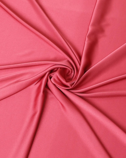 Dark Onion pink plain pure crepe satin fabric-D7540 Regal Fabrics