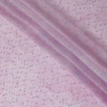 Lavender pink premium pure silk chiffon fabric with multicolor metallic lurex in dot design-D10423 Regal Fabrics