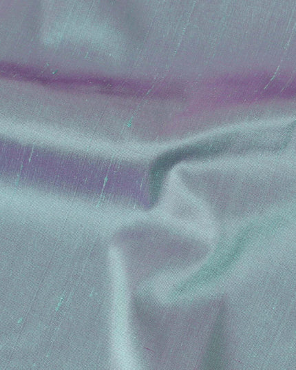 تيفاني الأزرق عادي نسيج الحرير الخام الخالص قسط-D12049