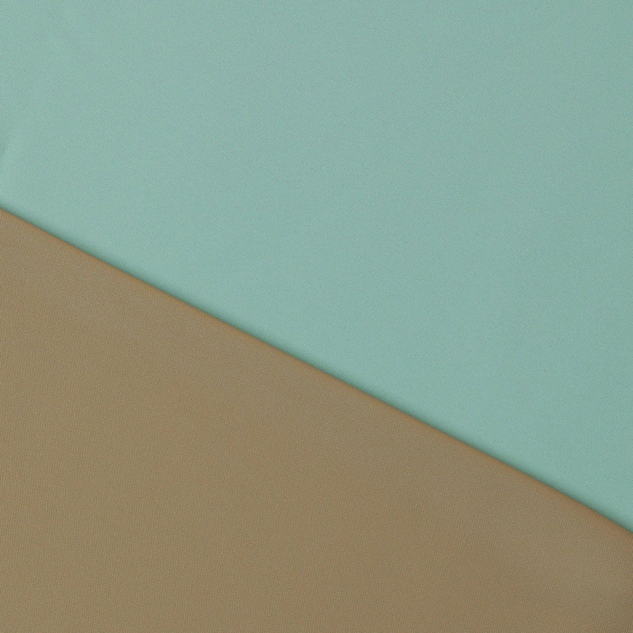 Light pink, Summer green plain two tone synthetic reversible crepe fabric-D10680